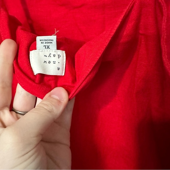A New Day XL NWT Red Spaghetti Strap Mini Dress Valentine’s Day Sexy Date Night - Picture 4 of 5